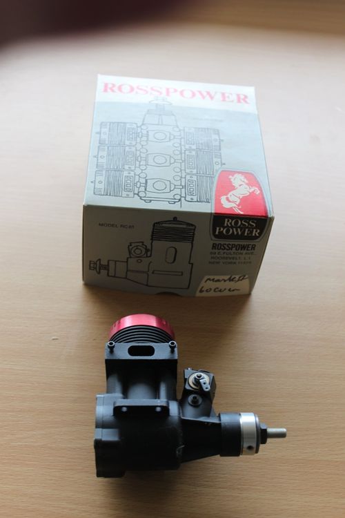RossPower Twin - Ross Twin 60 moteur noir - Moteur rare - Neuf