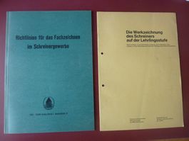 Richtlinien für das Fachzeichnen im Schreinergewerbe 1954 ++