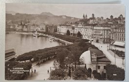 Luzern, Schweizerhofquai mit Gütsch 1913