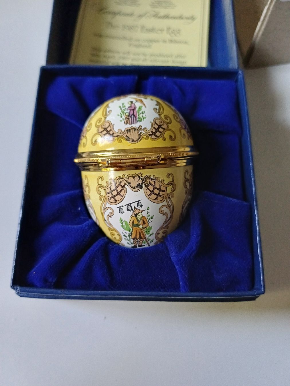 Sonstige Dekorationen & Accessoires: Halcyon Days enamels, Bilston Dose, Easter Egg 1987 – Neu und originalverpackt aus Zürich von Avocadokern 3