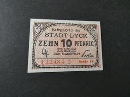 Dt. Reich, Lyck - Notgeldschein