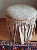 Wäschetruhe / Korb - Hocker Vintage mit Staufach