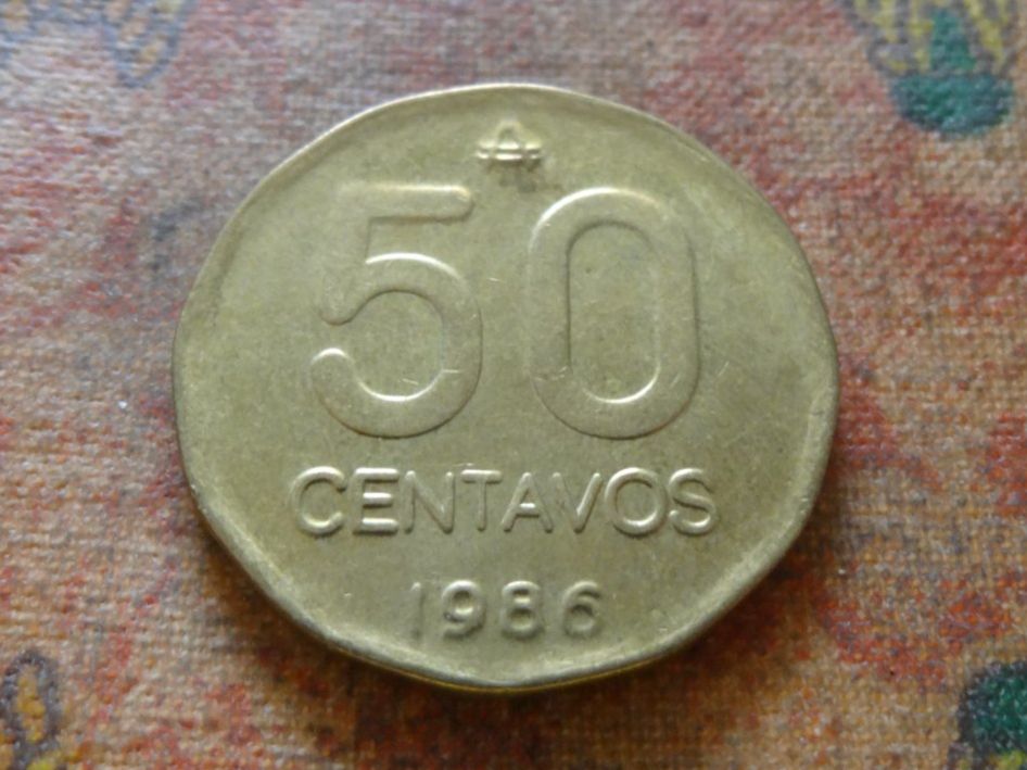 Tutti le monete: ARGENTINE  50  Centavos  1986  (P) – Usato da Romanel-sur-Lausanne venduto da Swift13