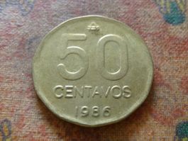 ARGENTINE  50  Centavos  1986  (P)