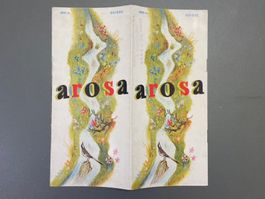Prospekt Arosa Graubünden / Umschlag: Alois Carigiet