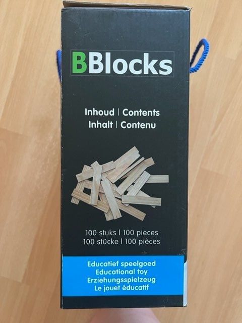 Giocattoli: BBlocks Baubrettchen 100 Stk. Naturholz – Usato da Wabern venduto da MagdalenaWabern 4