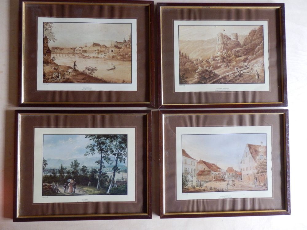 4 Bilder (Stiche) von Franz Graff Kaufen auf Ricardo