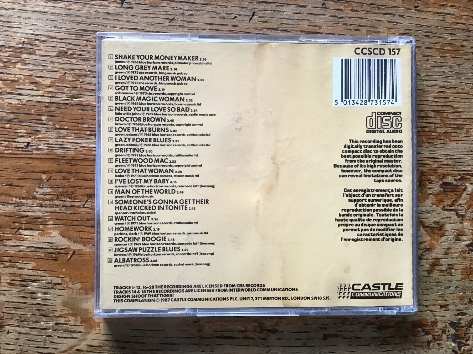 CDs: CD Fleetwood Mac – Gebraucht aus Fully von Ruby97 2