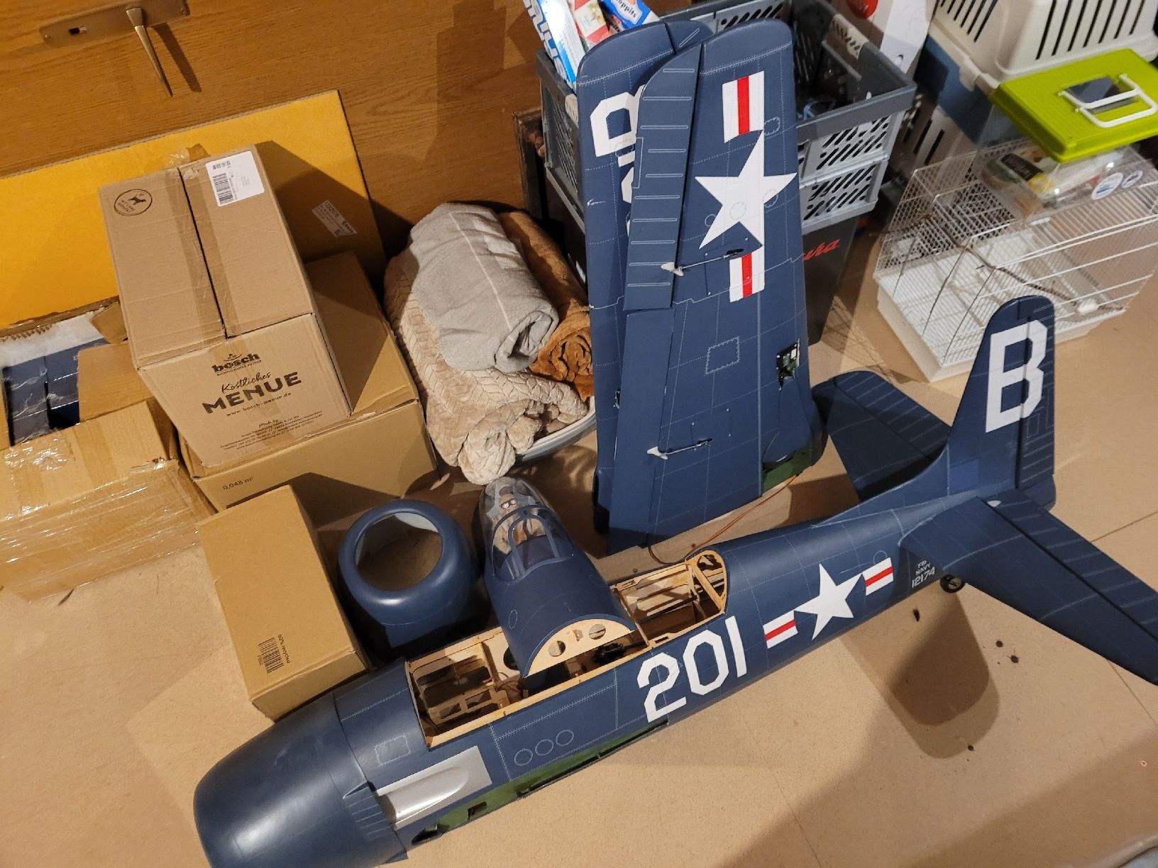 Modellismo RC: bearcat 2050mm arf mit motor 60ccm – Usato da Lupfig venduto da Metallica81