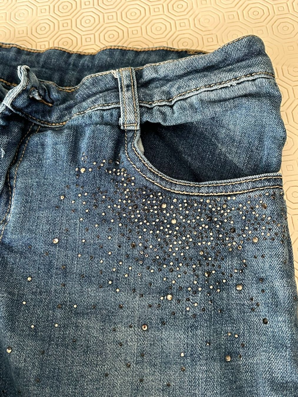 Jeans: Jeans con strass tg. 52 – Usato da Melano venduto da H-Sara 4