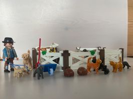 Playmobil Set - Bauernhof mit verschieden Tieren und Bauer