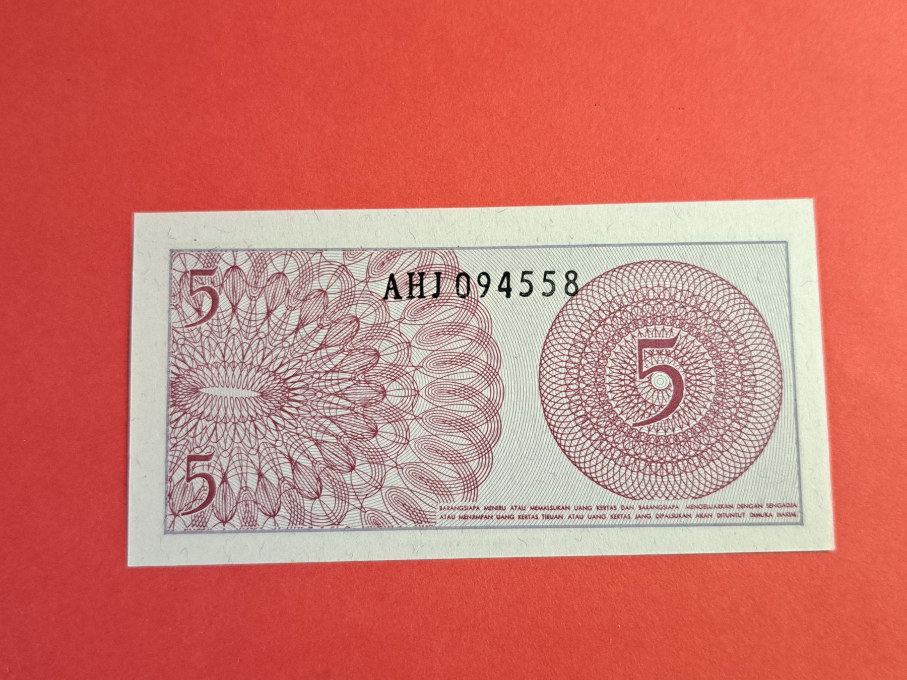Banconote: INDONESIEN - 1 & 5 & 10 & 25 Sen 1964 UNC – Nuovo (secondo la descrizione) da Wichtrach venduto da LuckyLuke69 4