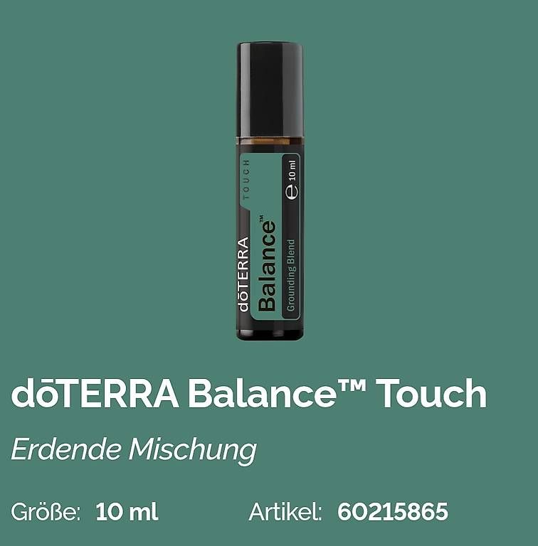 Doterra Oli essenziali: Dõterra Balance Touch – Nuovo e nell'imballaggio originale da Lyss venduto da Infinia