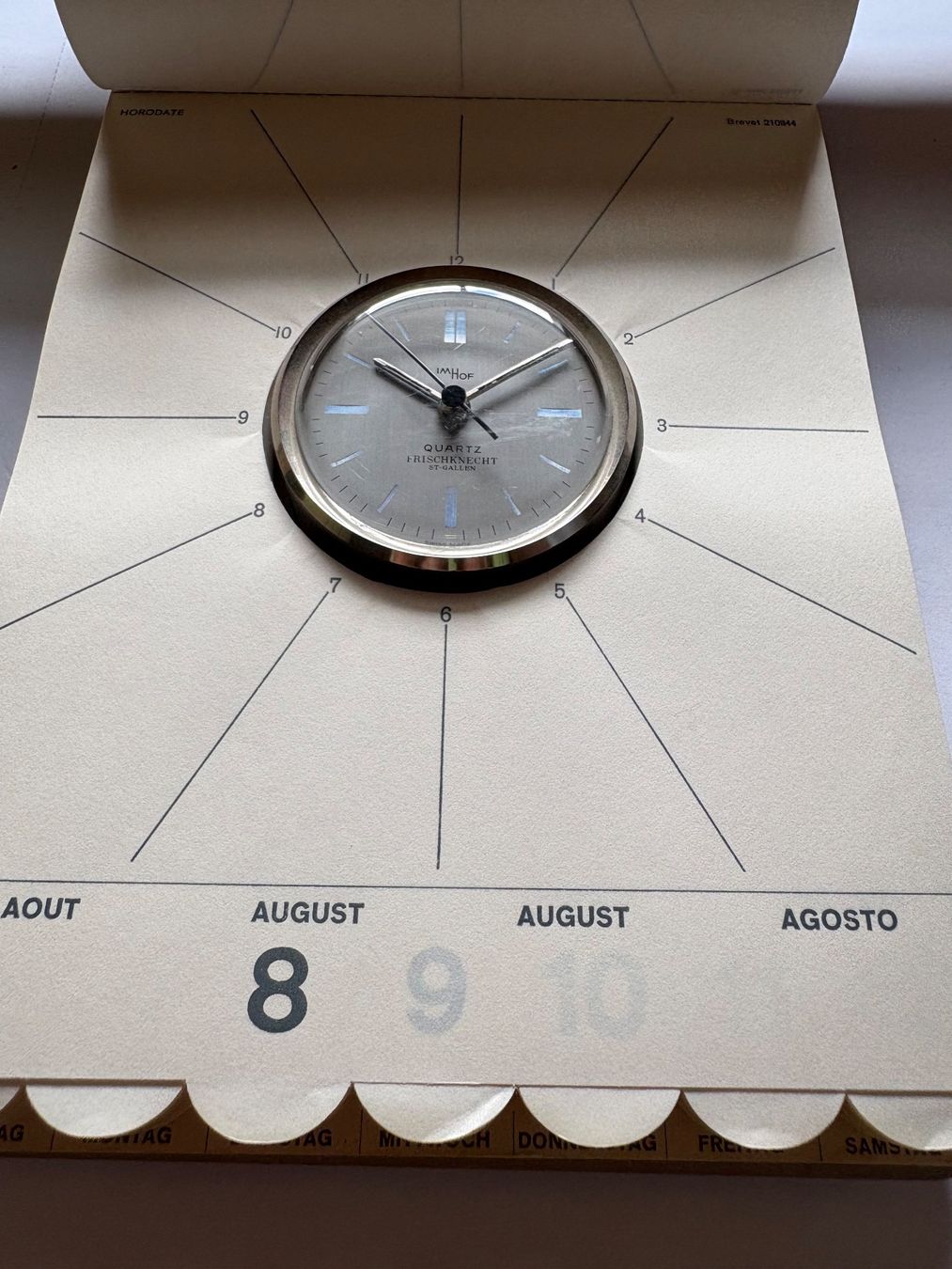 Imhof Orologi: Imhof  Tischkalender  " Neu " – Difettoso da Gonten venduto da luegemol 3