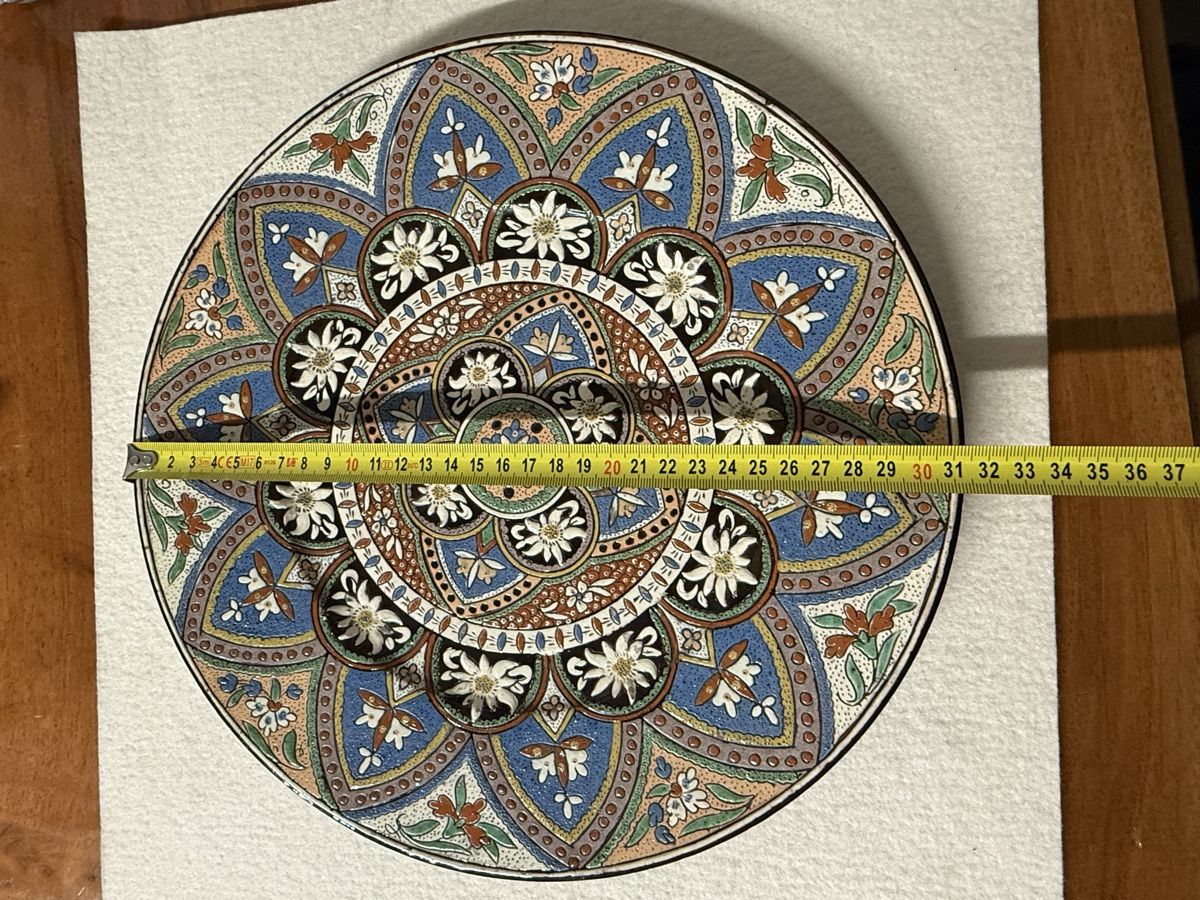 Piatti: Wunderschöne Vintage Wandteller, – Usato da Aarburg venduto da Yula24 4