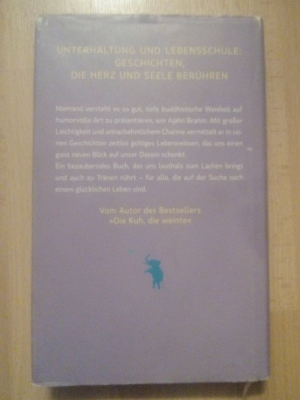 Libri: Der Elefant, der das Glück vergass Ajahn Brahm – Usato da Winterthur venduto da Colonica 1