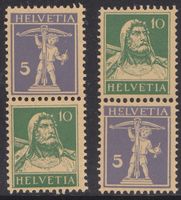 1921 Zusammenhängende  Nr.Z8+Z9  ** POSTFRISCH ** ohne Falz.