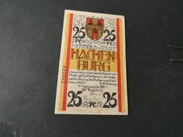 Dt. Reich, Hachenburg - Notgeldschein  Doppelschein