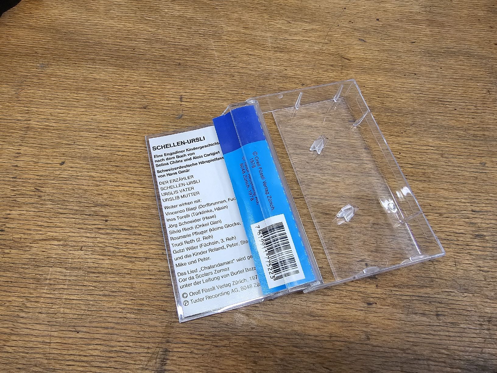 Cassettes audio: Kassettenhülle Schellen Ursli – Défectueux à Burgistein par chillyB 1
