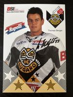 Autogrammkarte Thomas Berger HC Lugano mit Unterschrift 40-6
