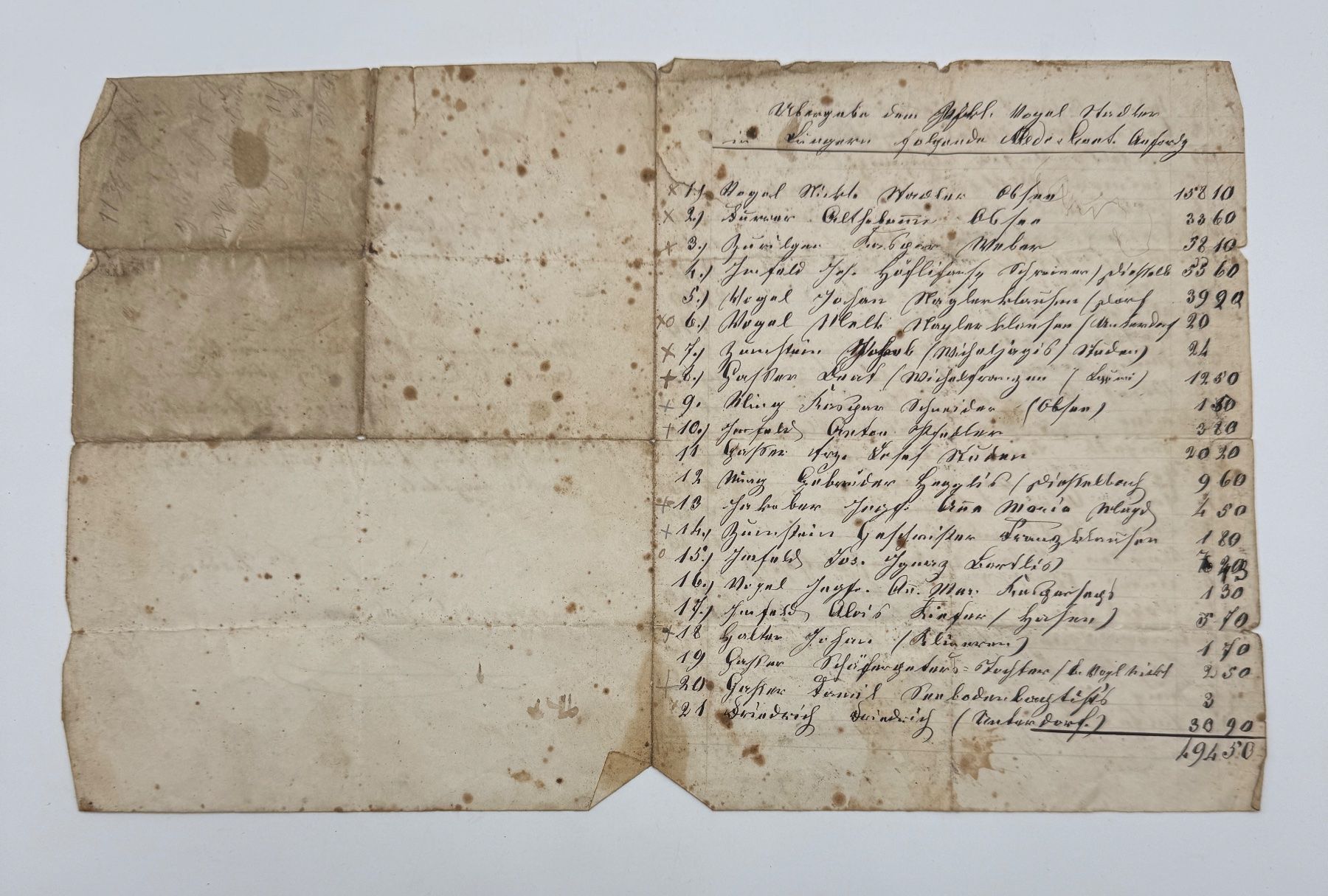 Dokumente: Antike Handschrift, Brief von 1870 – Gebraucht aus Sachseln von BONATI01 1