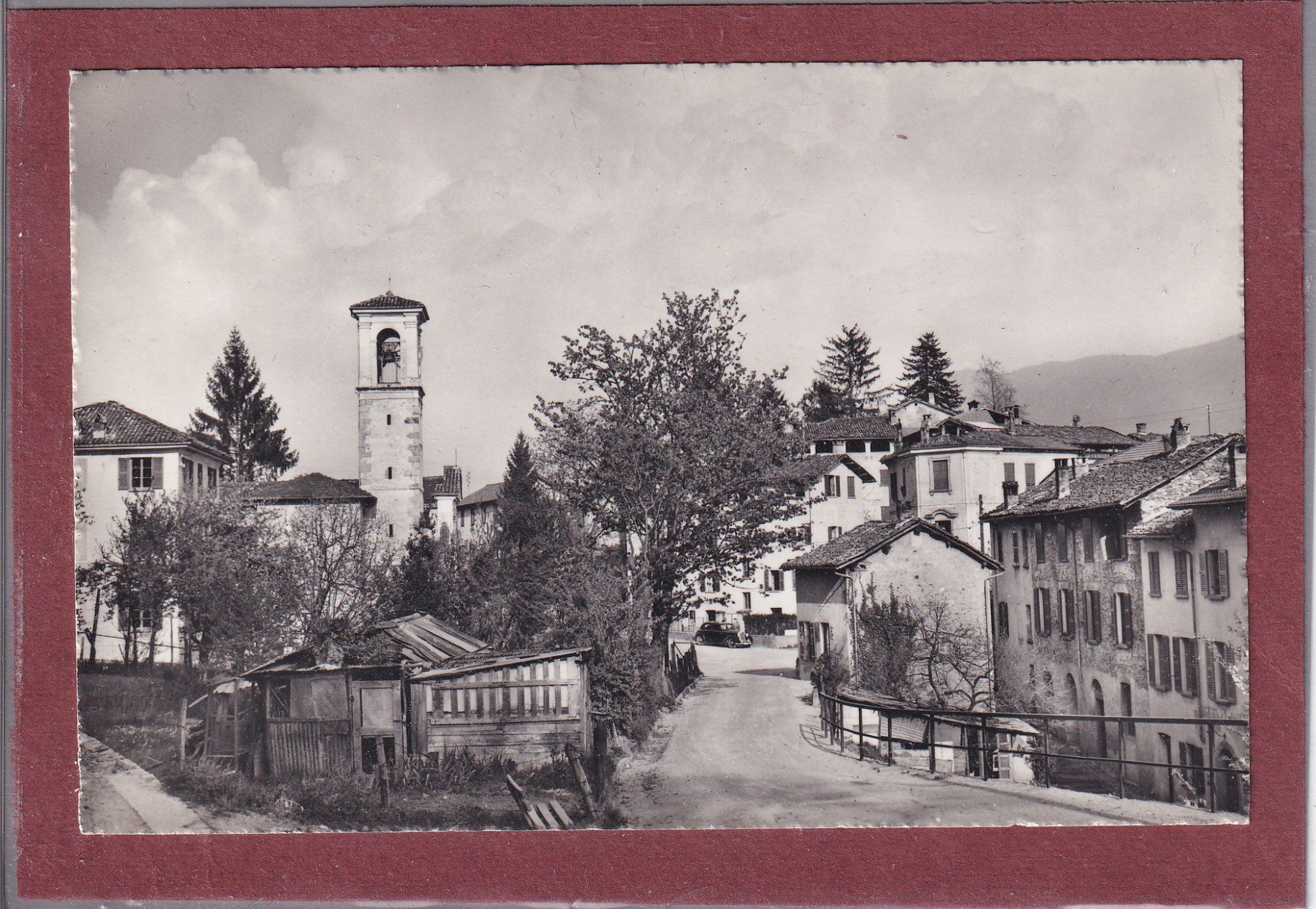 Cartoline postali: Muzzano - Intérieur du village - 1945 – Usato da Orvin venduto da Pyaeschli