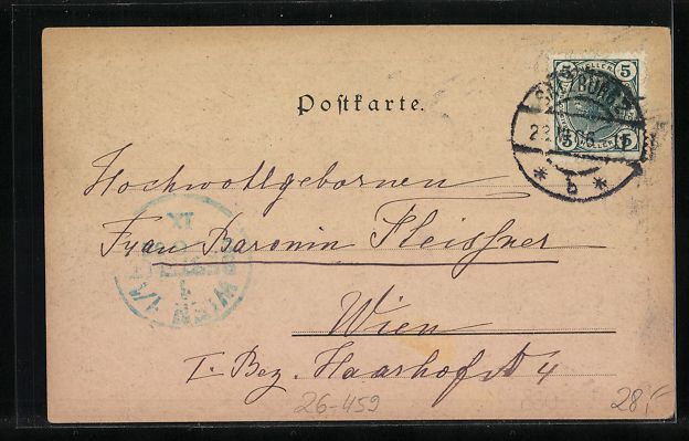Cartoline postali: Philipp + Kramer Nr. XII /5: Frühjahrsp – Usato da Berlin venduto da bartko-reher 1