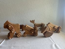 Deko/ oder Spielholztiere