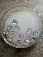 Swarovski Kristallperlen 6 mm AB – 12 Stück