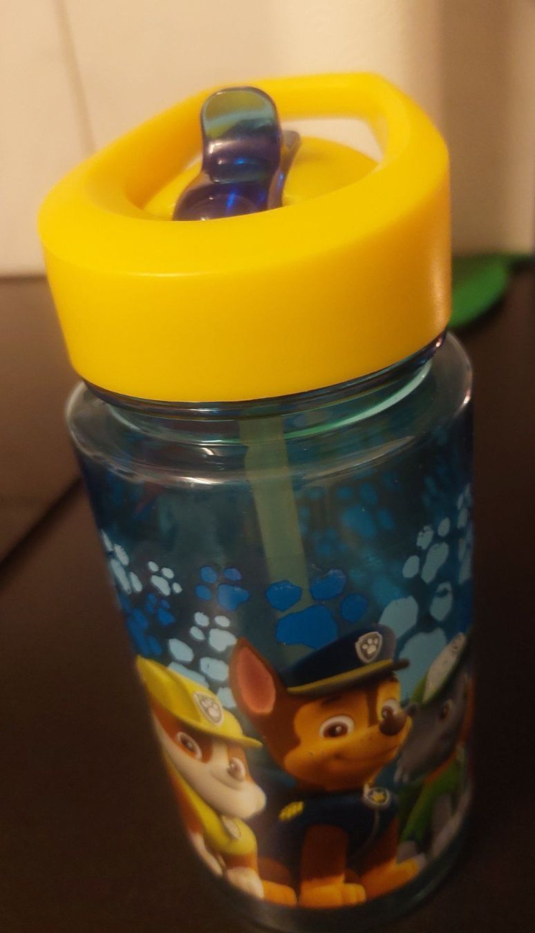 Trinkflaschen & Thermosflaschen: Paw patrol Trinkflasche mit intregiertem Strohalm – Gebraucht aus Unterbäch VS von Nifadi 1
