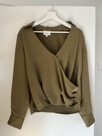 Maison 123 Bluse Khaki Gr. 36