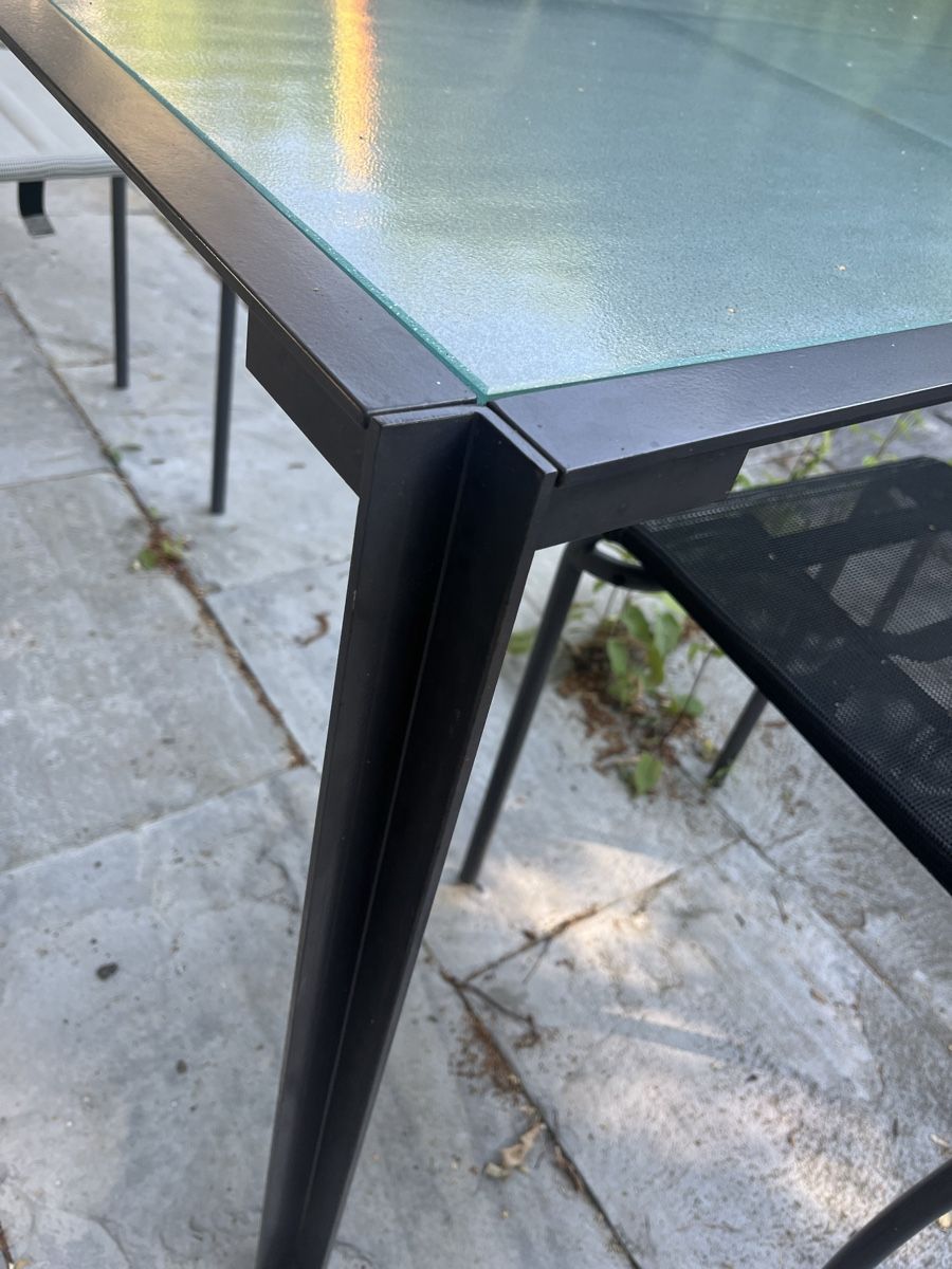 Tables: Gartentisch Glas mit Metallrahmen – D'occasion à Seuzach par Pasc_fr 2