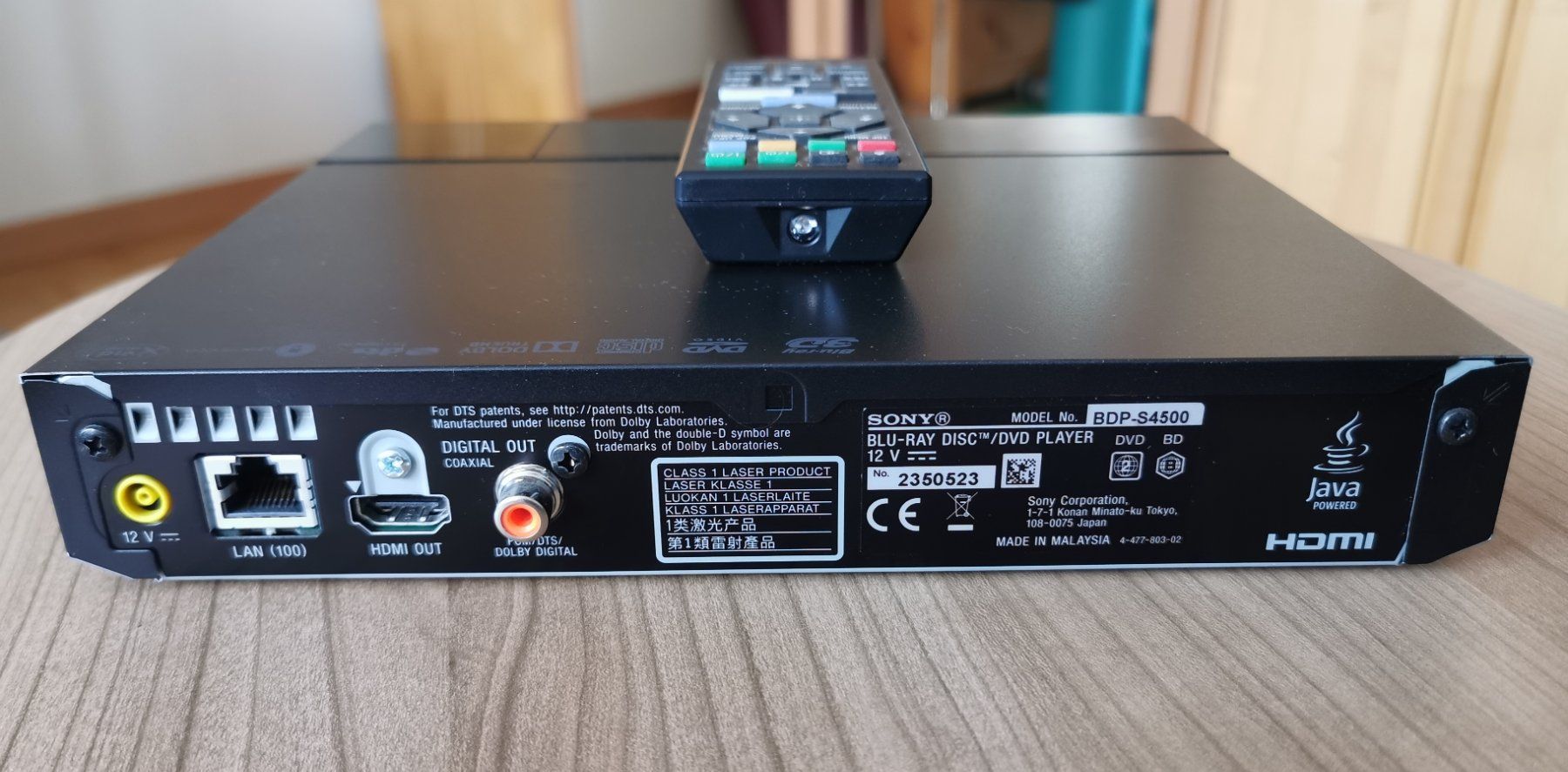 Alle DVDs: Lecteur Blu-ray SONY BDP-S4500 3D avec télécommande – Neu (gemäss Beschreibung) aus Genève von pie_9syz 2