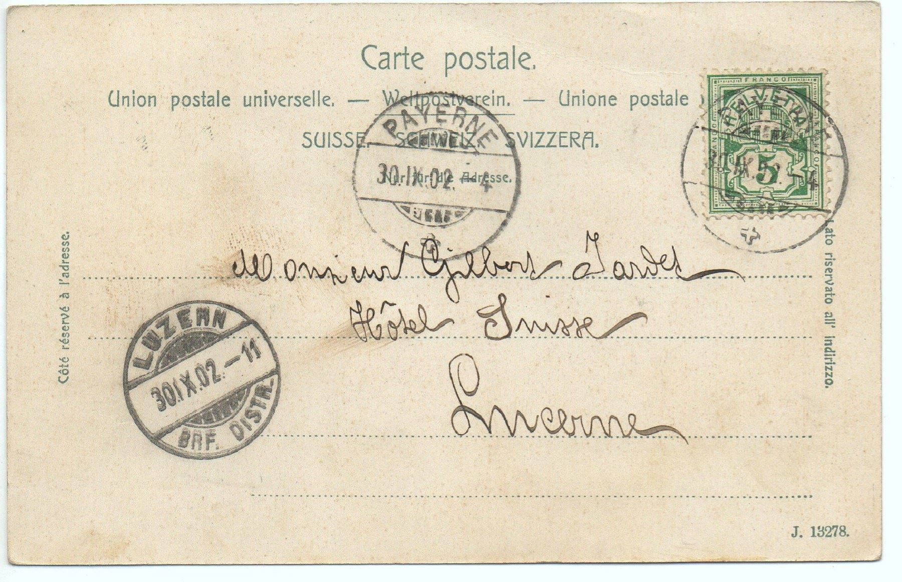 Ansichtskarten: PAYERNE mit Dampflok - Guggenheim No.5978 – Gebraucht aus Jona von philajona 1