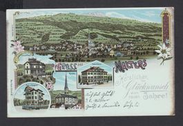 Malters   -   alte Litho-Ansichtskarte von 1911