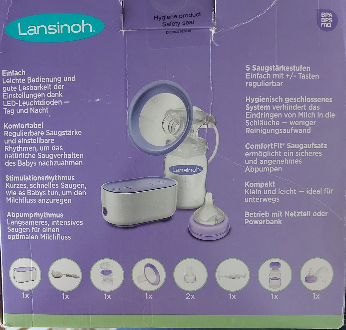 Lansinoh Accessori per l’allattamento: Lansinoh Tire-lait Électrique Compact – Usato da Courtételle venduto da lisasie 1
