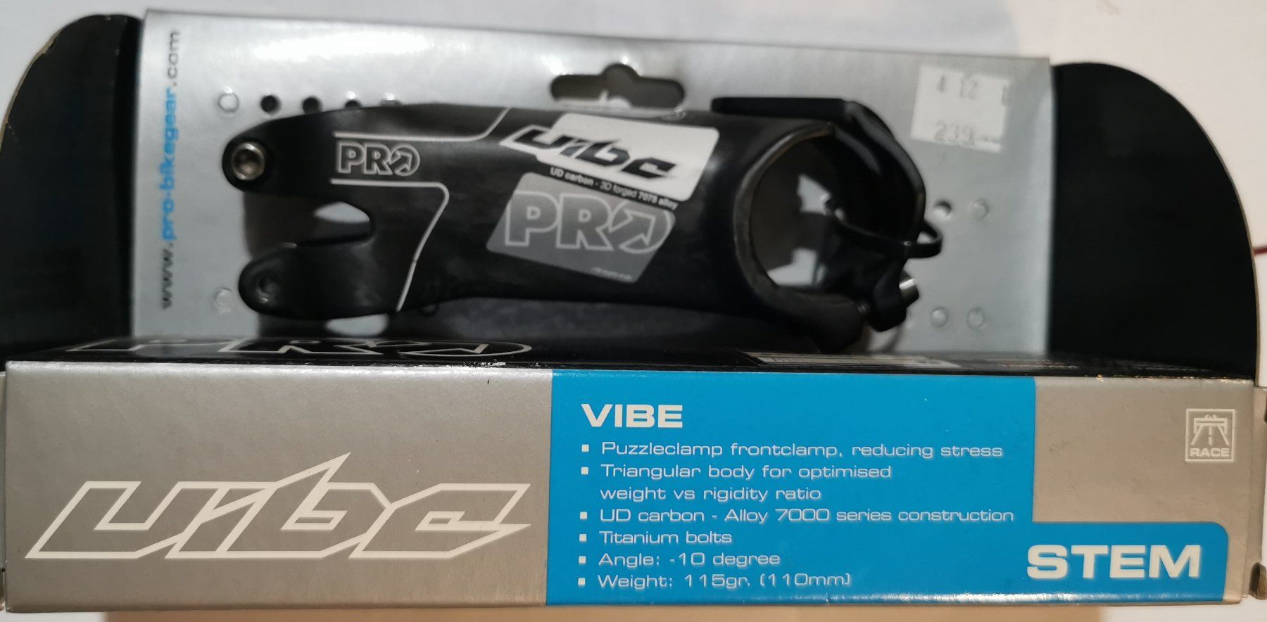Pezzi di ricambio: PRO VIBE Vorbau Rennvelo 90mm – Nuovo e nell'imballaggio originale da Rüti ZH venduto da rolf_2hhh