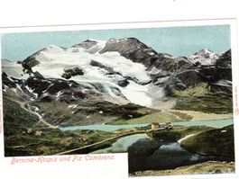 Bernina Hospiz Piz Cambrena Gletscher Berge Graubünden