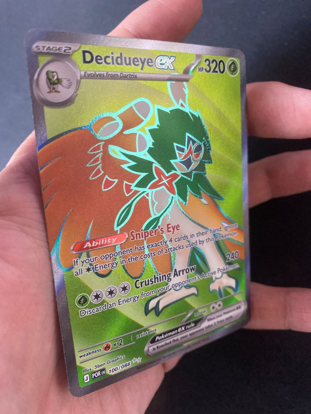 Pokémon Carte collezionabili: Decidueye ex 100 - Silvarro ex - Perfect Order - EN – Nuovo (secondo la descrizione) da Hausen AG venduto da Shrade 1