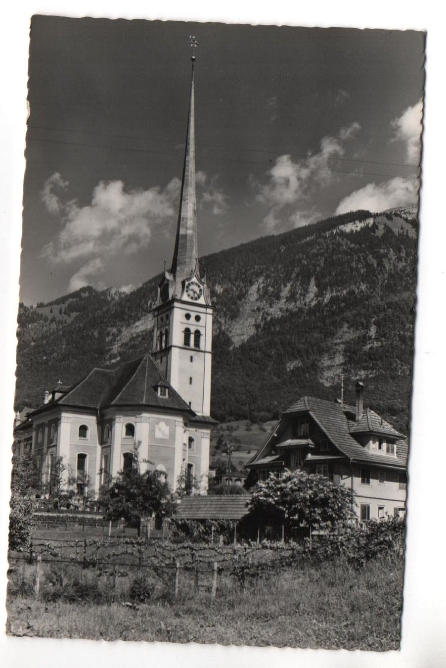 Cartoline postali: ALPNACHDORF Pfarrkirche mit Pilatus – Nuovo (secondo la descrizione) da Jona venduto da philajona