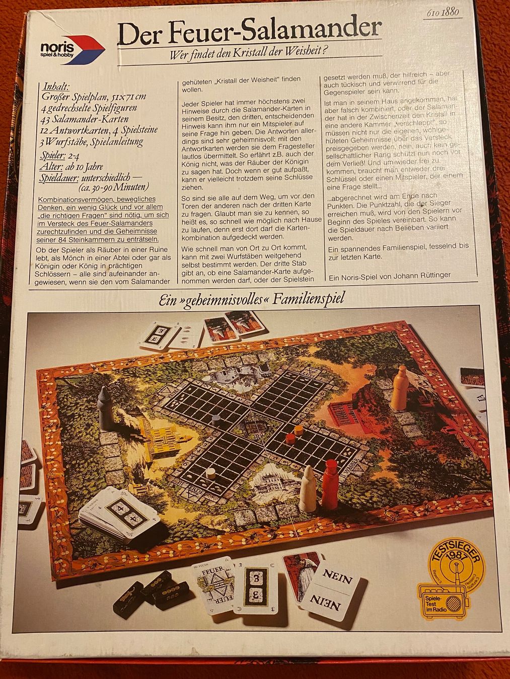 Giochi: Der Feuersalamander Nostalgie Spiel 1987 Brettspiel – Usato da Basel venduto da him_5r5n 3