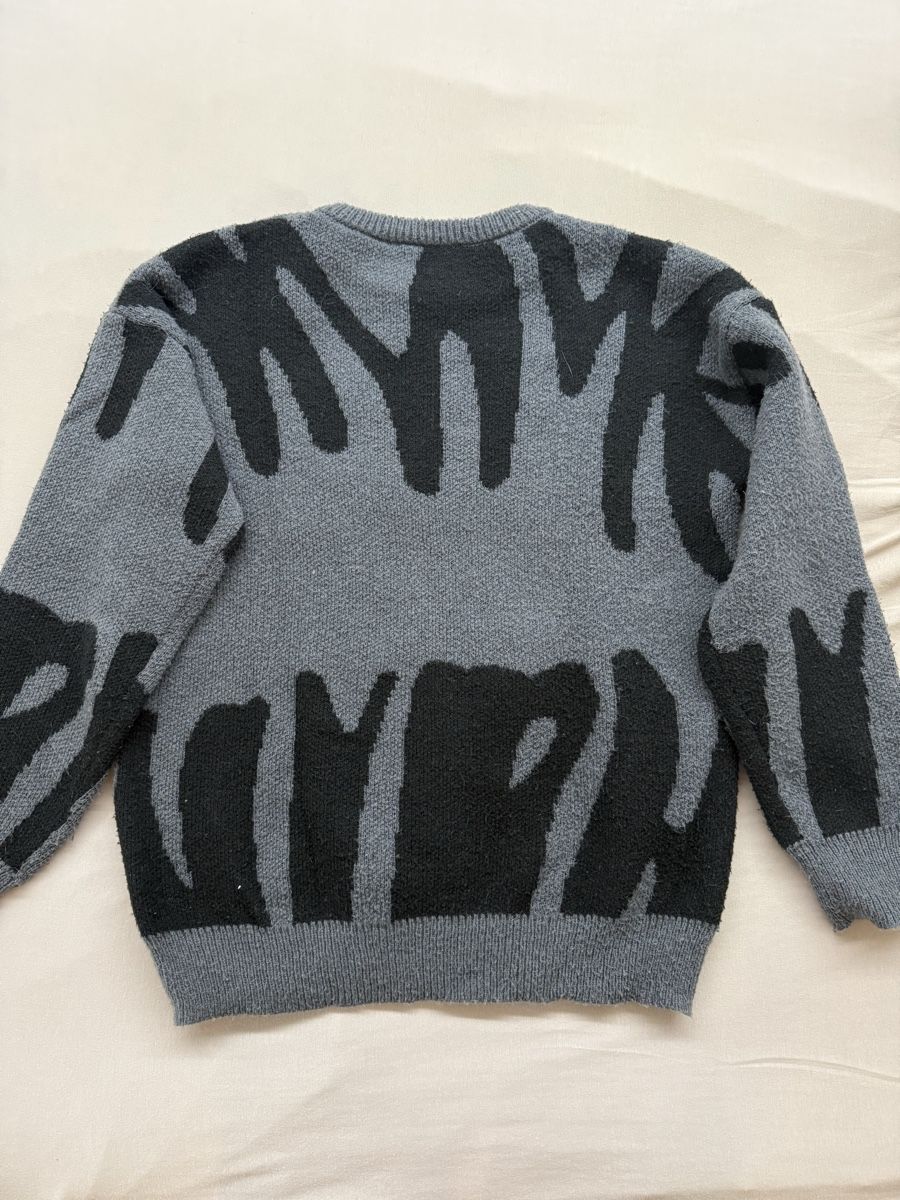 Pullover & Sweatshirts: Pull en maille gris et noir taille M – Gebraucht aus Granges VS von coraliegrd5 1
