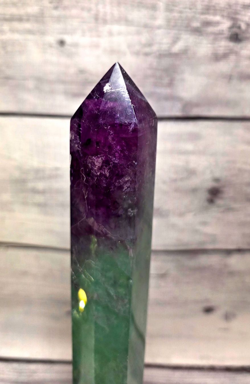 Minerali & Pietre curative: Wassermelonen Fluorit Obelisk 1kg – Nuovo e nell'imballaggio originale da Matzingen venduto da Shay_Crystalz 3