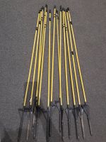 13x Fiberglas Weidepfahl, Zaunpfahl, Bodenpfahl, Zaunpfähle