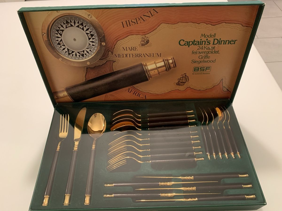 Set di posate: Besteck Captain‘s Dinner – Nuovo e nell'imballaggio originale da Bubendorf venduto da alfaspyder01