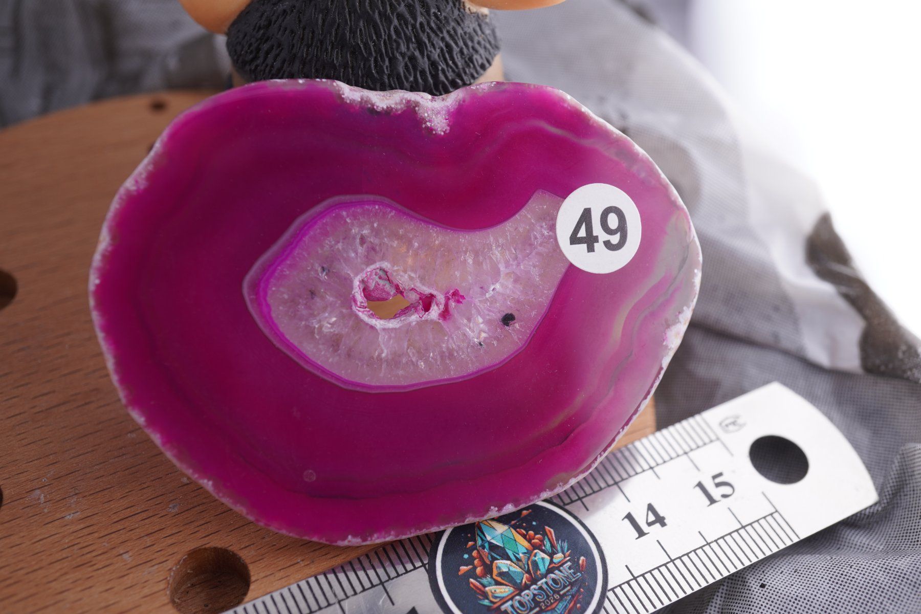 Minerali & Pietre curative: Achat pink    Scheibe     wow     Ab 1.-(1) – Nuovo e nell'imballaggio originale da Eschenbach SG venduto da topstone 7