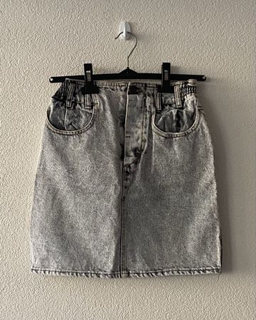 Gonna jeans vintage anni 80