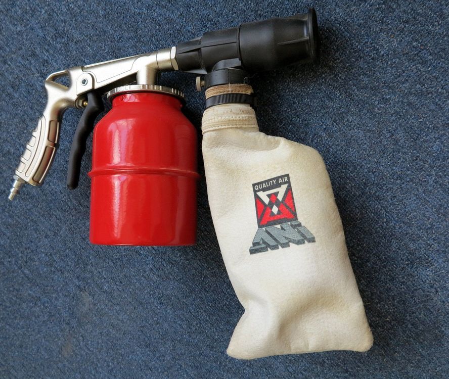 Sandstrahl-Set Mit 750cc Aluminiumtopf - Luft-Sandstrahlpistole Für Schleifen & Beschichten