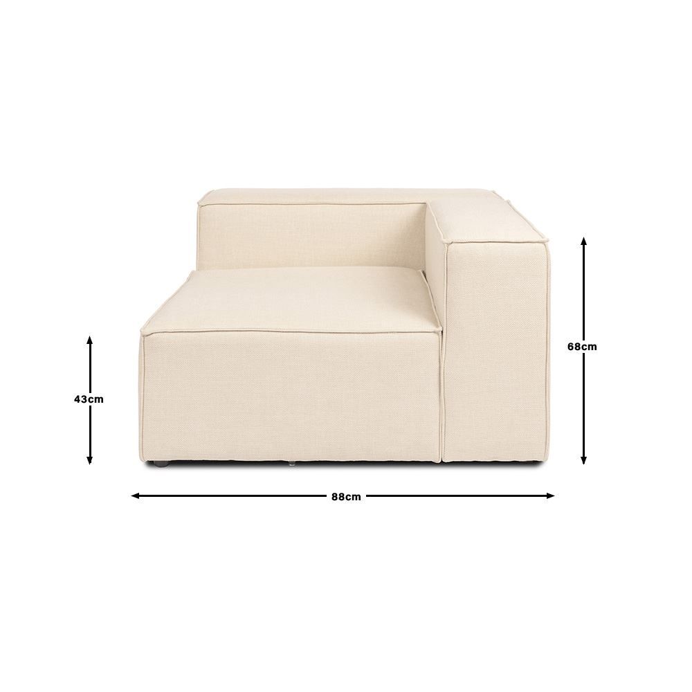 Divani: 20453 - Modulares Sofa VANES Rechtes Ecksofa - beige – Nuovo e nell'imballaggio originale da Wallenwil venduto da toesstal-vertrieb 5