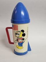 Vintage Mickey Maus Weltraum Rakete Trinkbecher Tasse #WT18